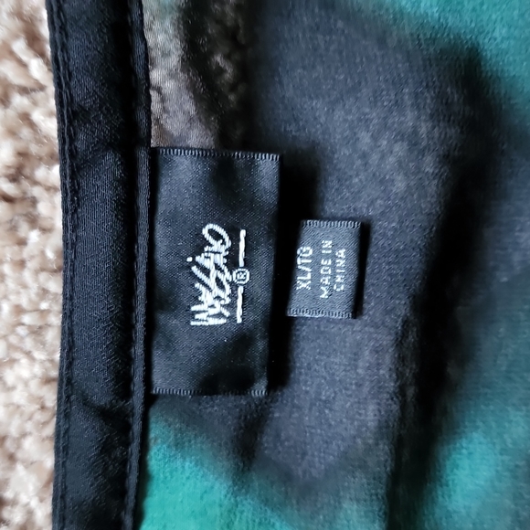 Mossimo geometric sheer blouse snake XL - Picture 2 of 5